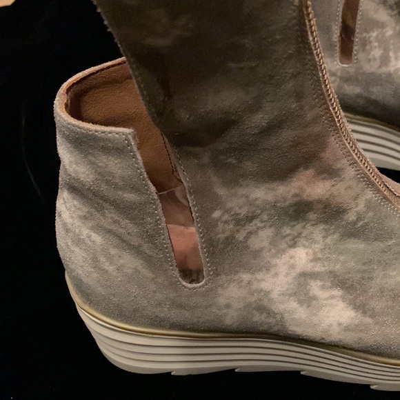 Italian Papucei wedge boots, kinda like Fly London, 38. - Picture 9 of 9